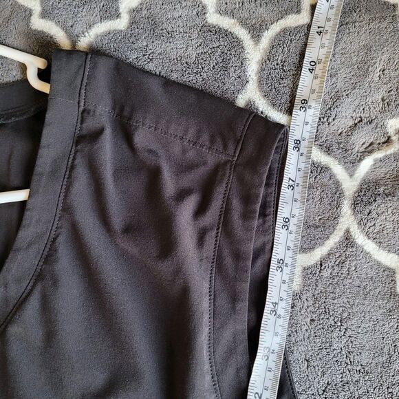 Prana Dress Womens Sz Large Black Norma Mini Pockets Lightweight Travel Outdoor - Picture 5 of 7